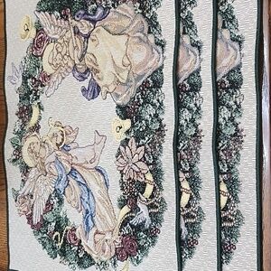 Angel wreath placemat set